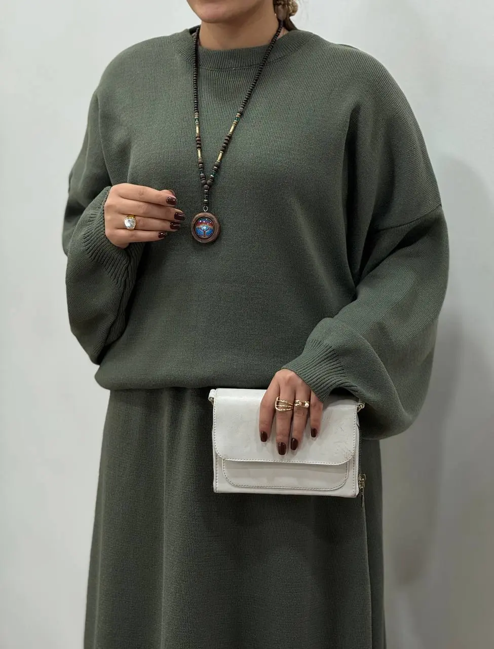 ست پلیور و دامن بافت آیسو آیرا